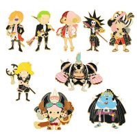 Anime ONE PIECE Luffy Chopper Enamel Pins Lapel Pins for Backpack Men Womens Brooch Briefcase Badges Jewelry Accessories