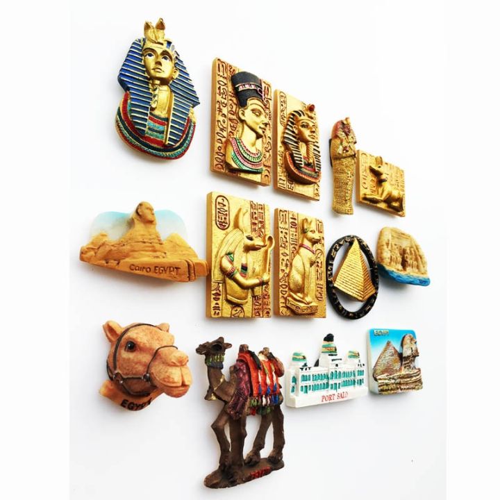 สติกเกอร์แม่เหล็ก-รูปพีระมิด-อียิปต์-country-สร้างสรรค์-สําหรับติดตู้เย็น