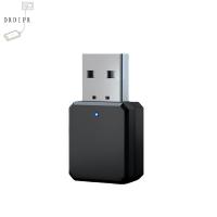 DRDIPR หูฟังสำหรับรถยนต์ ลำโพงในรถ รถสเตอริโอ 5.1บลูทูธ AUX USB เอาท์พุทคู่ เครื่องรับสัญญาณวิดีโอ เครื่องรับสัญญาณเสียง อแดปเตอร์ไร้สาย ตัวแปลงบลูทูธ