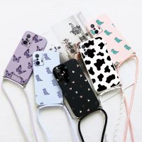 【2023】For Xiaomi 11T 11T Pro Phone Case Silicone Cord Crossbody Lanyard TPU On For Xiaomi 11 11T Pro 11TPro Bumper 6.67inch Fundas Bag 【hot】