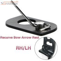 1Aluminum Alloy Shooting Arrow Rest Right/Left Hand For Recurve Bow Adhesive Arrow Rest Durable Shooting Accessory