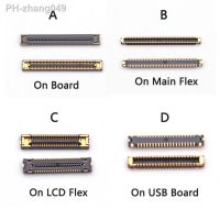 10PCS LCD Display FPC Connector For Samsung A32 4G A325 A325F A325M 5G A326 A326F A326B BR DS Screen Flex Plug Port 78PIN 40PIN