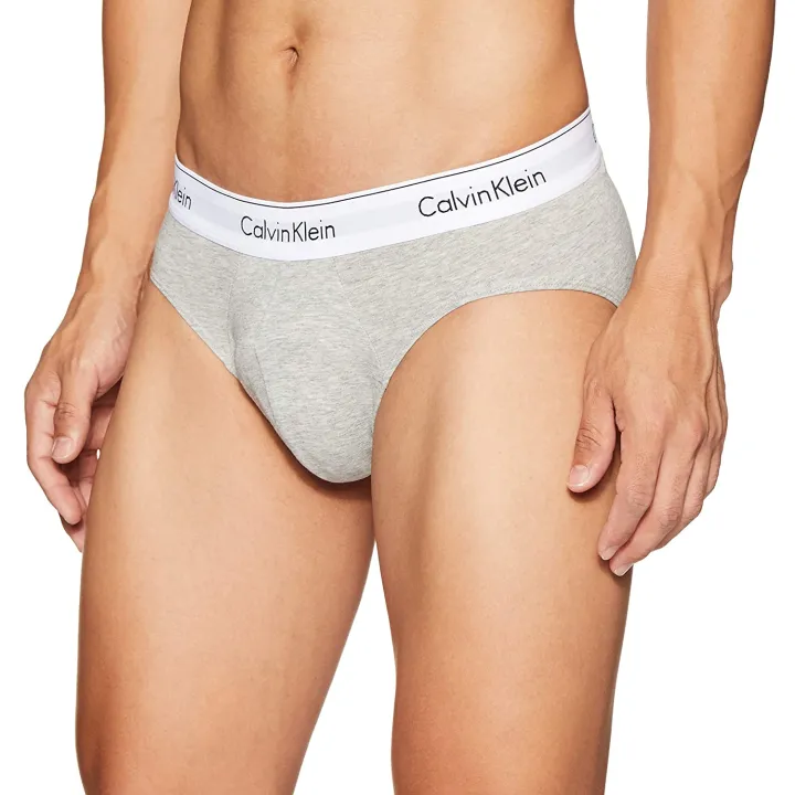 2 pcs Calvin Klein CK Men's Underwear Brief #1890 (Grey) | Lazada Singapore