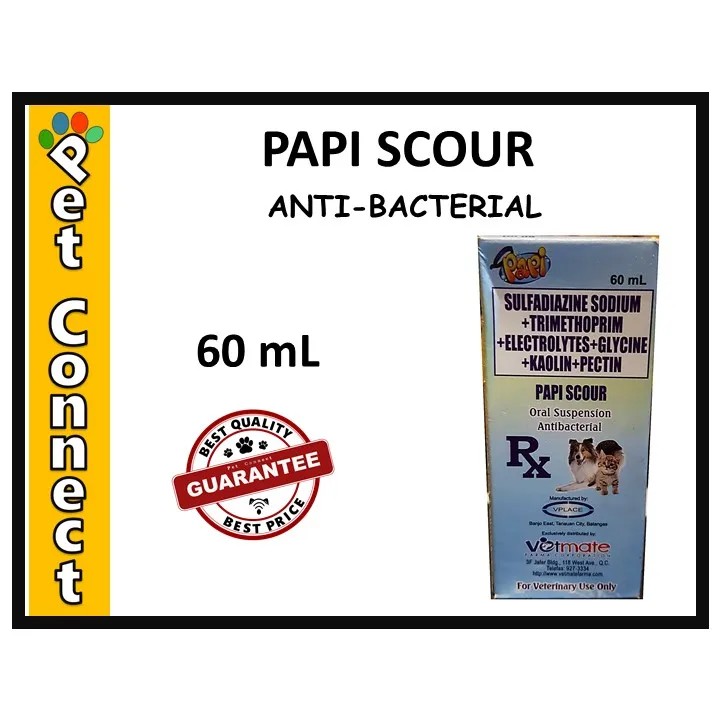 Papi Scour for Dogs and Cats 60mL Lazada PH