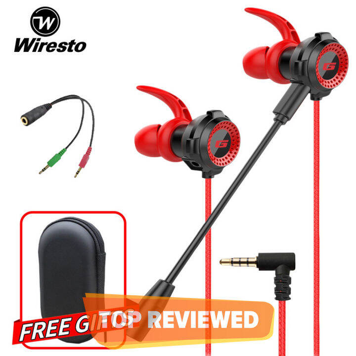 Wiresto Gaming Earphones In Ear Headphones Wired Earphones Headset