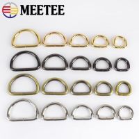 10/20Pcs 13/17/20/25/32/38/50mm Metal Buckles for Bag Strap Webbing D Ring Clasp Adjuster Handbag Connector Hook DIY Accessories Bag Accessories