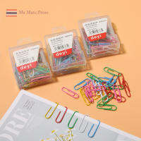 คลิปหนีบกระดาษ ลวดหนีบกระดาษ ขนาด 28 มม. สีพลาสเทล (คละสี) อุปกรณ์สำนักงาน paper clips/CL-002