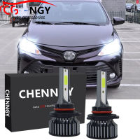 สำหรับ Toyota Vios 2nd Gen &amp; 3rd Gen ปี,2008-2019 (ไฟหน้า)-หลอดไฟหน้า LED 6000K 12V-32V Qty2สีขาวสว่าง