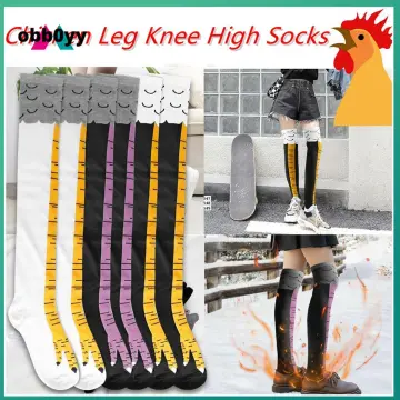 Funny Chicken Paw Stocking Over-knee Pressure Thin Leg Long Stockings Women  Spring Autumn Winter Middle