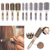 【CC】 1pc Gold Comb Temperature Resistant Round Combs Iron Radial Brushes Curly Hairbrush Hair Tools