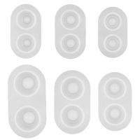 ：》’【 6 Sizes/Set Bjd Doll Heavy Pupil Eye Clear Silicone Mold Base Pressure Diy Bjd Eye Materials - 14X7mm; 16X6mm; 16X8mm; 18X9mm;