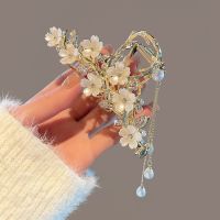 【CW】 Tassel Hair Claw for Clip Fashion Headdress Korean Exquisite Accessoires