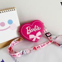 Cute Pink Barbie Bag Girls Silicone Coin Wallet Fashion Women Lipstick Bag Charm Small Bags Toys Gifts