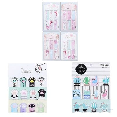 M17F Cherry Blossom Page Clips Waterproof Anti-falling Magnetic Kid Gift Set