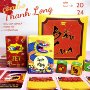 Combo board game Thanh Long meme drinkinggame bầu cua cho bạn bè gia đình