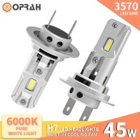 Oprah 2ชิ้น Canbus H7หลอดไฟหน้า Led Csp 3570 Led 90W 16000lm ไฟตัดหมอกการออกแบบขนาดเล็กสำหรับรถยนต์12V 6000K สว่างมาก