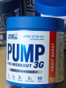 Pump 3G Pre Workout Applied Nutrition 50 scoops vị Fruit Burst