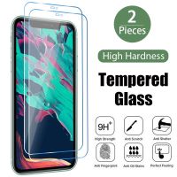 2PCS Screen Protector for iPhone 14 11 12 13 Pro XR X XS Max Tempered Glass for iPhone 12 13 Pro Max Mini 11 7 8 6 6S Plus Glass