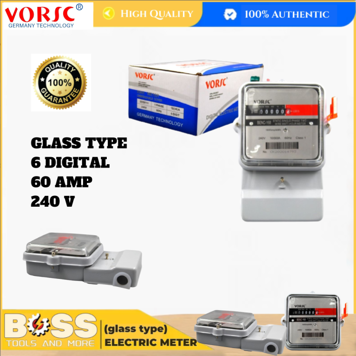 VORSC DIGITAL ELECTRIC METER GLASS TYPE Lazada PH