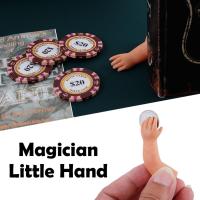 2020 New Horror Magic Tricks The Little Hand Prank Joke Disappear Magicians Performance Coins Magic Close-up Props B9H4