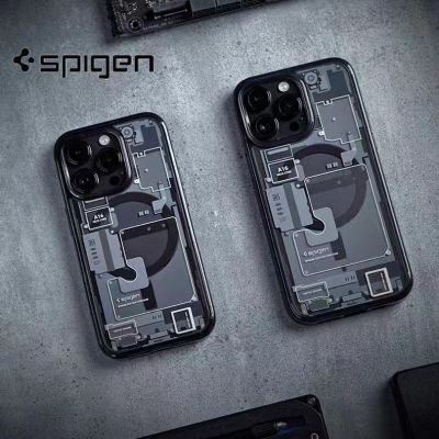 ✲ SPIGEN เคสโทรศัพท์มือถือ แบบแม่เหล็ก ผิวด้าน สําหรับ iPhone 14 Pro Max 13 Pro 14 14 Plus 13 Pro Max 12 Pro