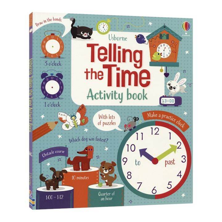 Usborne Telling The Time Activity Book (math Activity Books) 