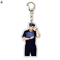 BODHI ที่ใส่กุญแจ BTS Butter รูปแบบอะคริลิคแบบพกพากระเป๋าตกแต่ง Keychain จี้ประดับ