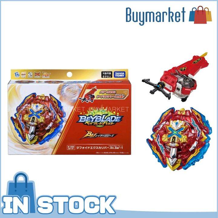 [ต้นฉบับ] Takara Tomy Beyblade Starter B-200 Xiphoid Excalibur Xn.sw'-1 ...