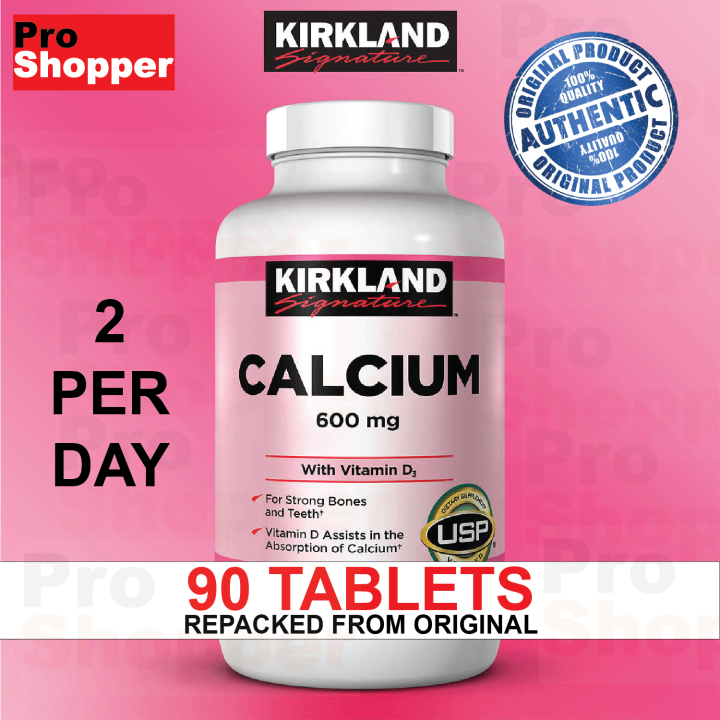 Calcium 600 mg with Vitamin D3 90 Tablets Lazada PH