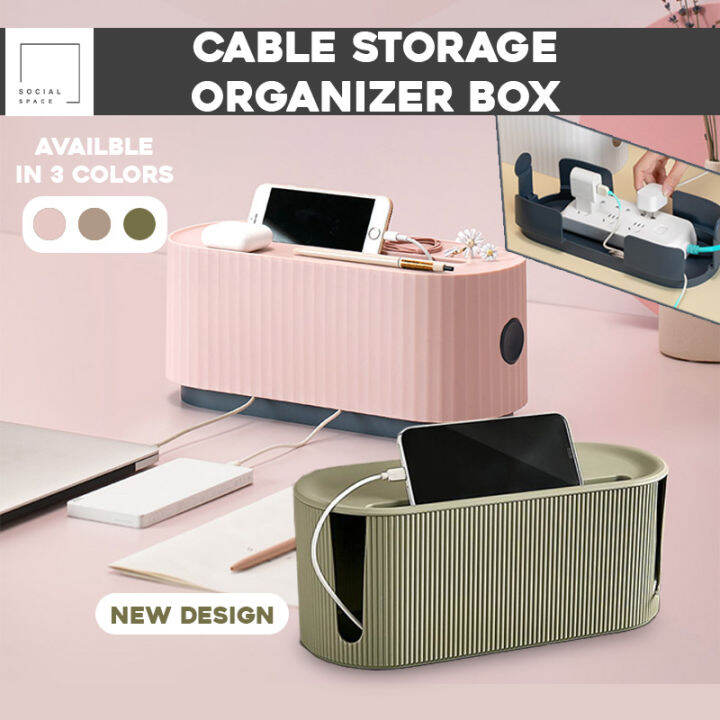 [ SG Seller ] Cable Storage Organizer Box / Extension Computer Wire