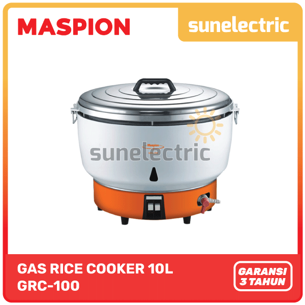 Maspion MSP GRC100 Gas Rice Cooker Kapasitas 10 Liter Bahan Bakar LPG