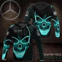 （ALL IN STOCK XZX）  MERCEDES2023 BENZ. 3d All Over Print Hoodie, Zip-up Hoodie 04  (Free customized name logo for private chat, can be changed with or without zipper)