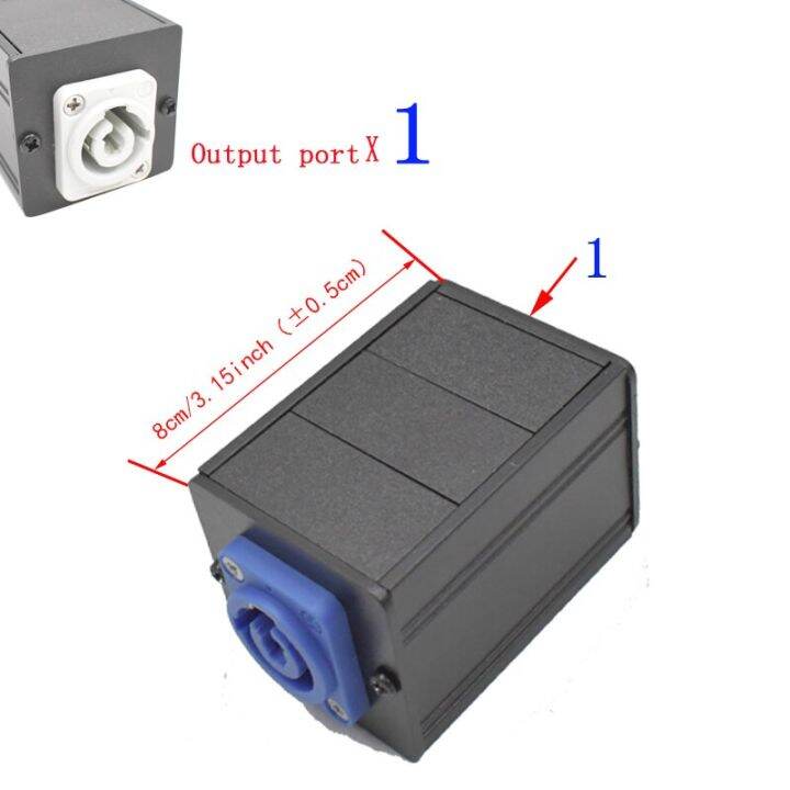 กล่องเอ็นโคลเซอร์อะลูมิเนียม-nac3mpa-nac3mpb-c-power-แชสซีสำหรับขั้วต่อไฟเวที20a-250v