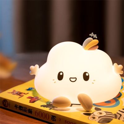 LED Night Light With Touch Sensor Cartoon Soft Silicone Lamp Dimming Kid Children Birthday Gift Room Decoration Sleeping light