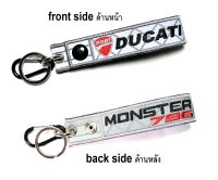 พวงกุญแจ DUCATI MONSTER 796 ดูคาติ  สีเทา สะท้อนแสง มอเตอรไซค์ บิกไบค์ MOTORCYCLE BIKER KEYCHAIN