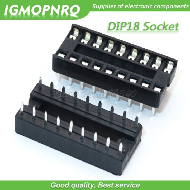 26pcs/lot 18 Pin DIP SIP IC Sockets Adaptor Solder Type New Original Free Shipping