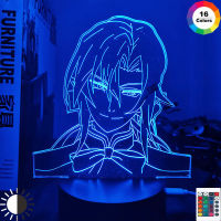 Seraph of The End Led Light for Home Decoration Birthday Gift Manga 3D Night Lamp Ferid Bay Seraph of The End