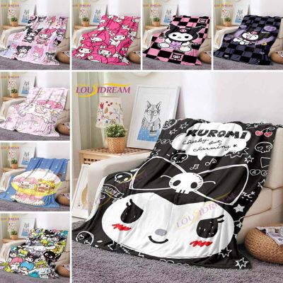 Anime Melody Blanket Cute Pink Cartoon Throw Blanket for Couch Sofa Bed Living Room Office Pet Gifts for Halloween Christmas