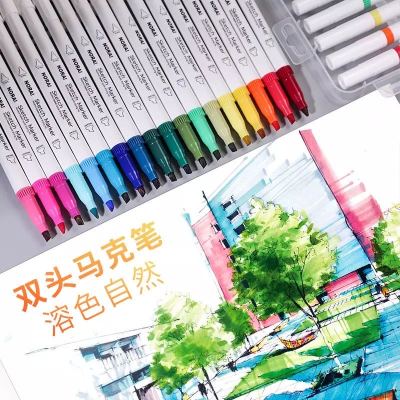 12 color double-head marker pen set / multi-color markers / childrens drawing pens / art supplies / drawing /marker 030