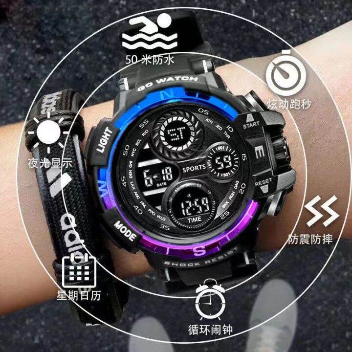 hot-seller-watch-male-students-cool-korean-version-simple-luminous-waterproof-ins-female-junior-high-school-black-technology-sports