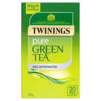 British Twinings Chuanning Decaffeinated Green Tea Decaf Low Factor Tea Made in a Cold Soaked Box Afternoon Tea