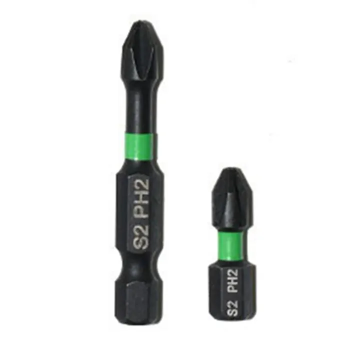 2pcs-25mm-50mm-magnetic-non-slip-batch-head-ph2-cross-screwdriver-set-hex-shank-for-rechargeable-drill-electric-hand-drill-screw-nut-drivers