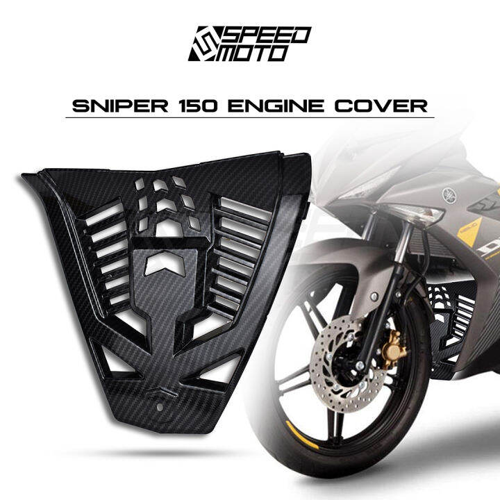 YAMAHA SNIPER 150 ENGINE COVER / RADIATOR COVER CARBON Z5213 SPEEDMOTO