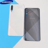 Samsung Galaxy A50S SM-A5070ปกหลังพลาสติกแผงด้านหลังเคสประตูซ่อมเปลี่ยนชิ้นส่วนกล้องเลนส์ + โลโก้