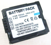 แบตเตอร์รี่กล้อง PANASONIC Digital Camcorder Battery รุ่น VBG070 (Black)