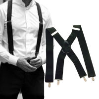 5*120 ซม.กางเกงรั้ง Suspenders พร้อมคลิป Suspenders กางเกงสายคล้องคลิปชายงานแต่งงานกางเกงสายคล้อง-VXCB MALL