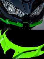 ที่ครอบปากด้านหน้ามอเตอร์ไซค์ Ninja400ชิ้นส่วนผ้าคลุมห้องเครื่องปีกลมสำหรับ Kawasaki Ninja 400 2018-2021