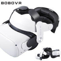 BOBOVR M2 Adjustable For Oculus Quest2 Virtual Reality Halo Strap Large Capacity C2 Storge Box Improve Plate Breathable Leather