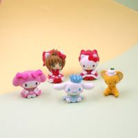 ATNV ของเล่นโมเดล My Melody Figures Cinnamoroll Melody Cinnamorol Action Figures Kawaii แฟนการ์ตูน Collection