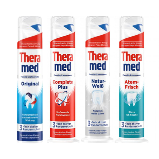 Giảm giiá sốc kem đánh răng theramed 2in1, vệ sinh toàn diện miệng - ảnh sản phẩm 1